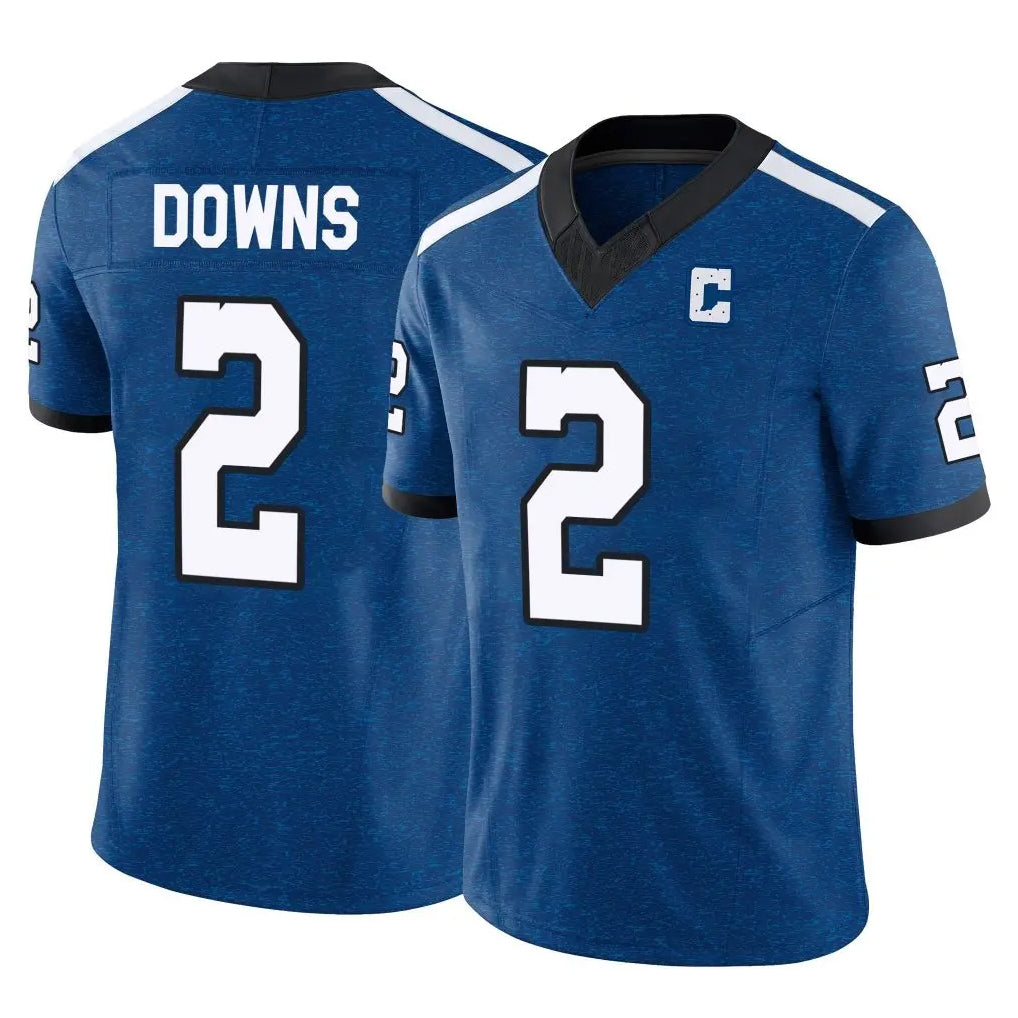 IN.Colts #2 Josh Downs Player Royal Limited Indiana Nights Alternate Vapor F.U.S.E. Home Game ROCER Stitched Jerseys
