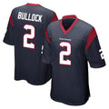 H.Texans #2 Calen Bullock Player Navy Home Game ROCER Stitched Jerseys
