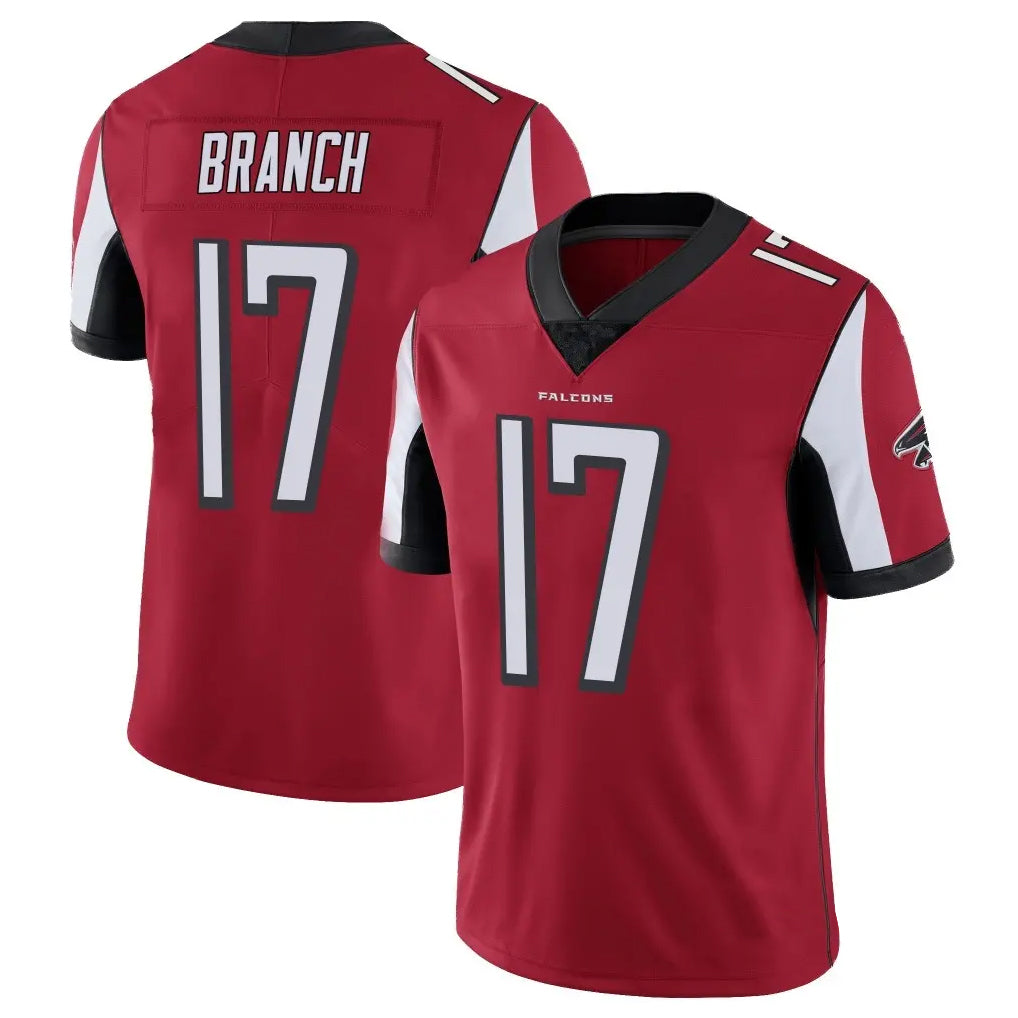 A.Falcons #17 Zachariah Branch Player Red Color Vapor Untouchable Limited Home Game ROCER Stitched Jerseys