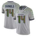 S.Seahawks #14 Sam Darnold Player Grey Limited 2025 Rivalries Collection Home Game ROCER Stitched Jerseys