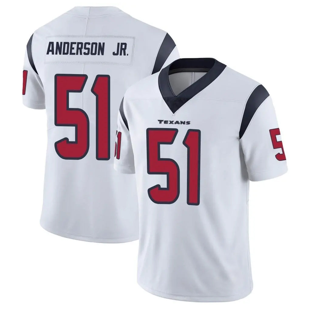 H.Texans #51 Will Anderson Jr. Player White Limited Vapor Untouchable Home Game ROCER Stitched Jerseys