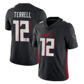 A.Falcons #12 Avieon Terrell Player Black Vapor Untouchable Limited Home Game ROCER Stitched Jerseys