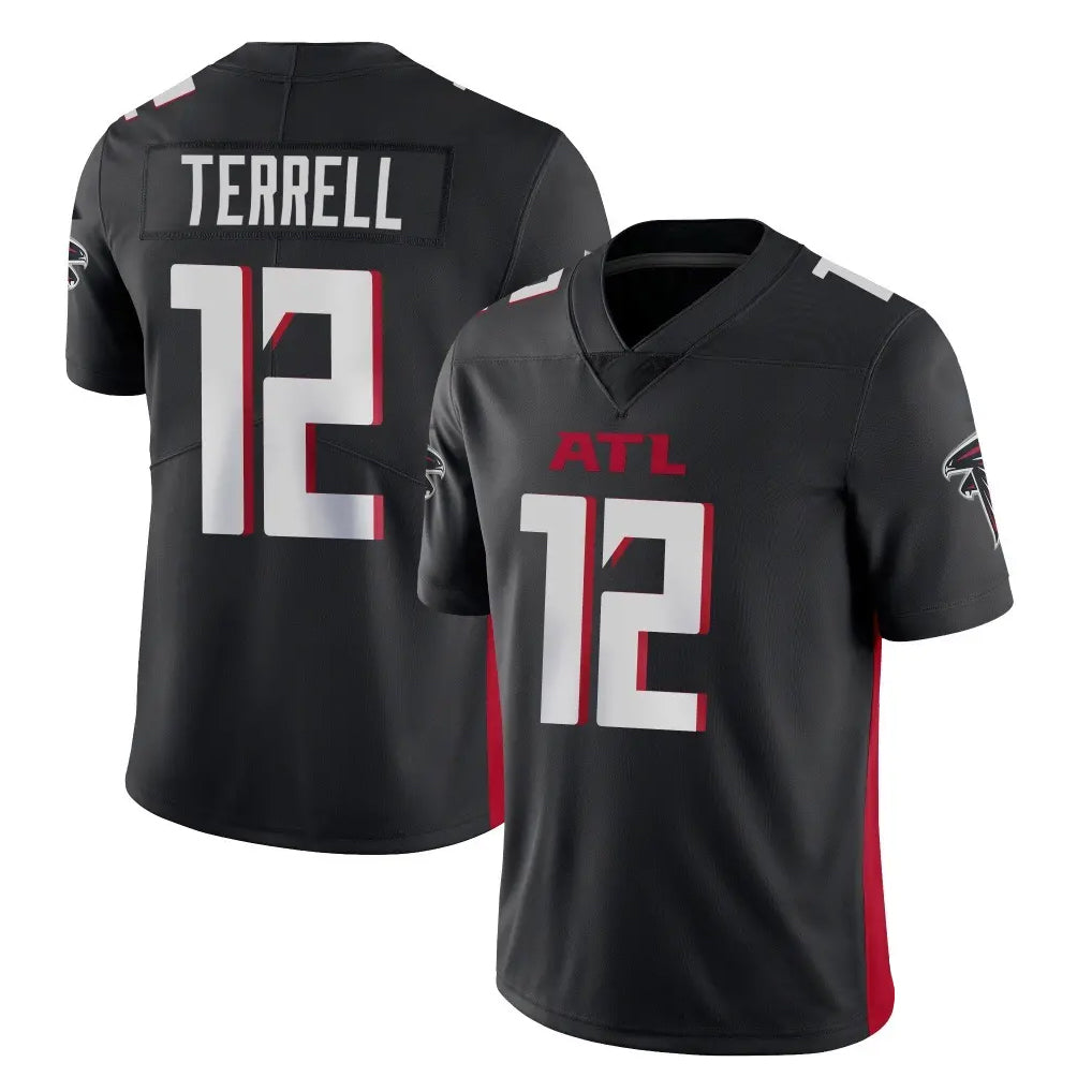 A.Falcons #12 Avieon Terrell Player Black Vapor Untouchable Limited Home Game ROCER Stitched Jerseys