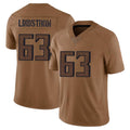 A.Falcons #63 Chris Lindstrom Player Brown Salute To Service Limited ROCER Stitched Jerseys