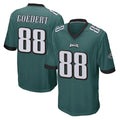 P.Eagles #88 Dallas Goedert Player Team Color Green Home Game ROCER Stitched Jerseys