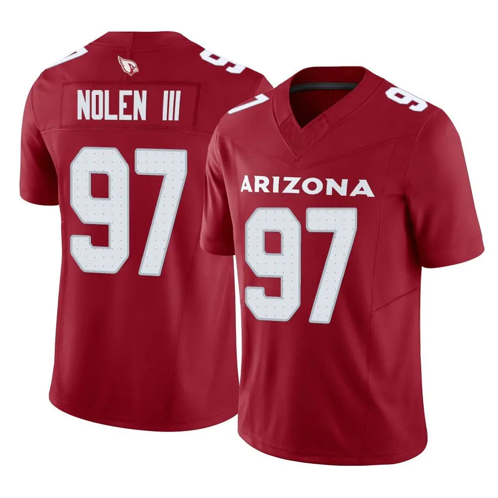 A.Cardinals #97 Walter Nolen III Player Cardinal Vapor F.U.S.E. Limited Home Game ROCER Stitched Jerseys