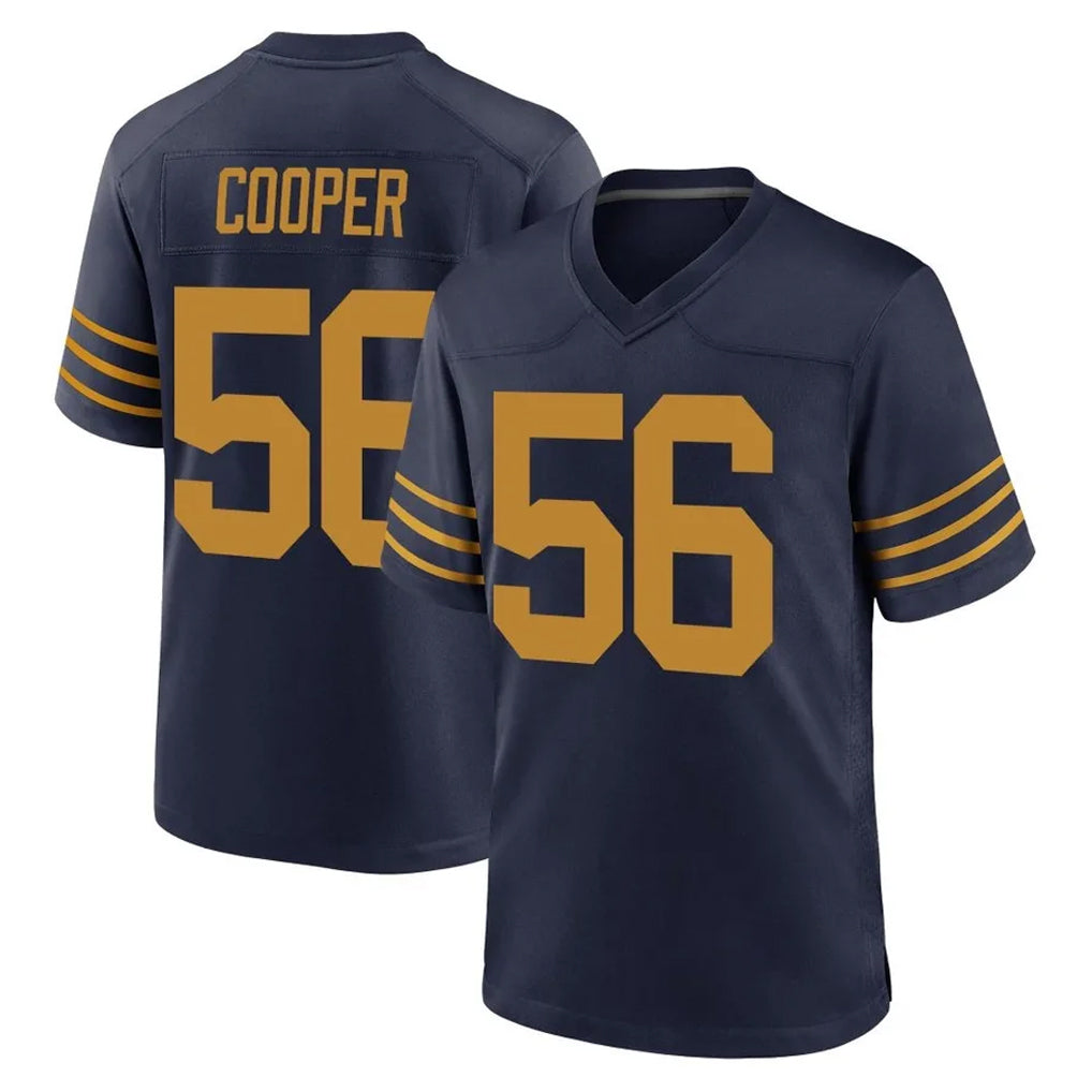 GB.Packers #56 Edgerrin Cooper Player Navy The 1923 Classic Home Game ROCER Stitched Jerseys