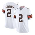 C.Browns #2 Shedeur Sanders Player White Vapor F.U.S.E. Limited Home Game ROCER Stitched Jerseys