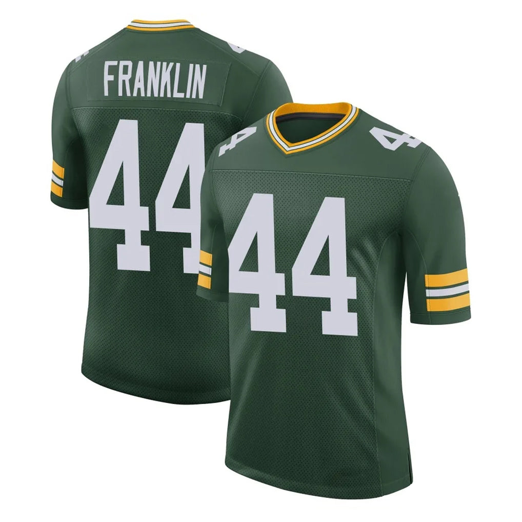 GB.Packers #44 Zaire Franklin Player Green Limited Classic Home Game ROCER Stitched Jerseys
