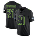 S.Seahawks #21 Devon Witherspoon Player Black Impact Limited Home Game ROCER Stitched Jerseys