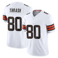 C.Browns #80 Jamari Thrash Player White Vapor F.U.S.E. Limited Home Game ROCER Stitched Jerseys