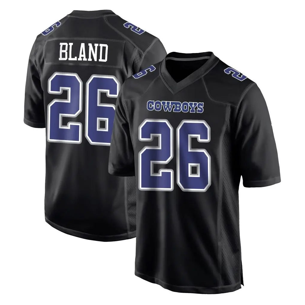 D.Cowboys #26 DaRon Bland Player Carbon Black Fashion Home Game ROCER Stitched Jerseys
