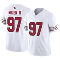 A.Cardinals #97 Walter Nolen III Player White Vapor F.U.S.E. Limited Home Game ROCER Stitched Jerseys