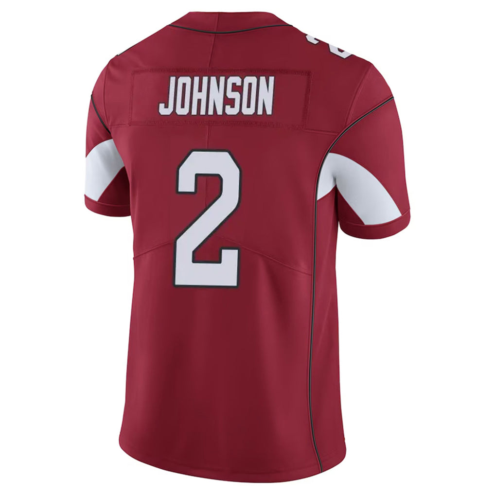 A.Cardinals #2 Will Johnson Player Cardinal Vapor Limited Home Game  ROCER Stitched Jerseys