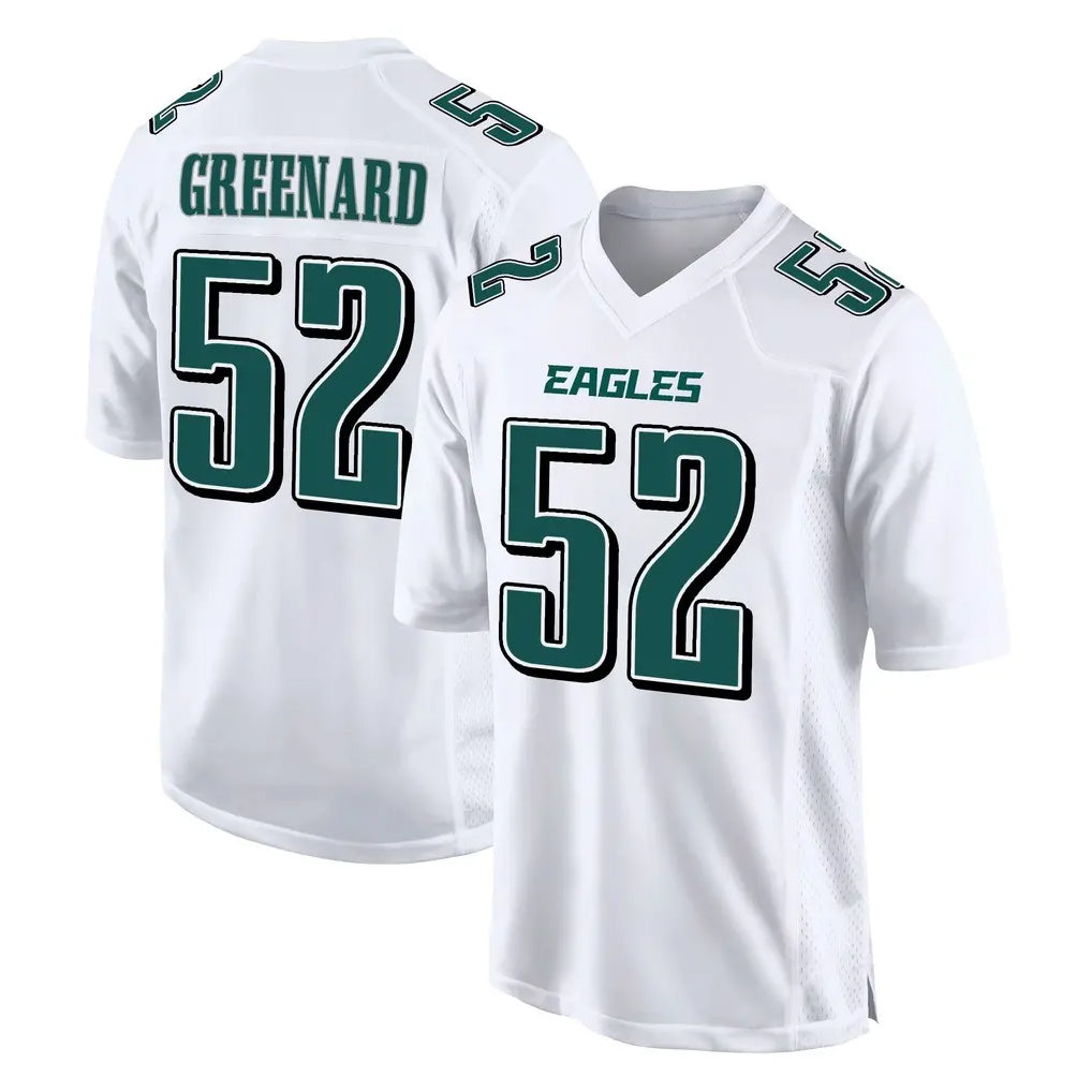 P.Eagles #52 Jonathan Greenard Player White Tundra Fashion Home Game ROCER Stitched Jerseys