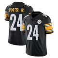 P.Steelers #24 Joey Porter Jr. Player Black Limited Vapor Untouchable Home Game ROCER Stitched Jerseys