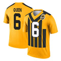 P.Steelers #6 Patrick Queen Player Gold Legend Limited 1933 Throwback Performance Home Game ROCER Stitched Jerseys