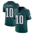 P.Eagles #10 Braden Mann Player Team Color Green Vapor Untouchable Home Game ROCER Stitched Jerseys
