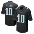 P.Eagles #10 Braden Mann Player Black Home Game ROCER Stitched Jerseys