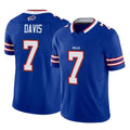 B.Bills #7 Ray Davis Player Royal Vapor F.U.S.E. Limited Game ROCER Stitched Jerseys