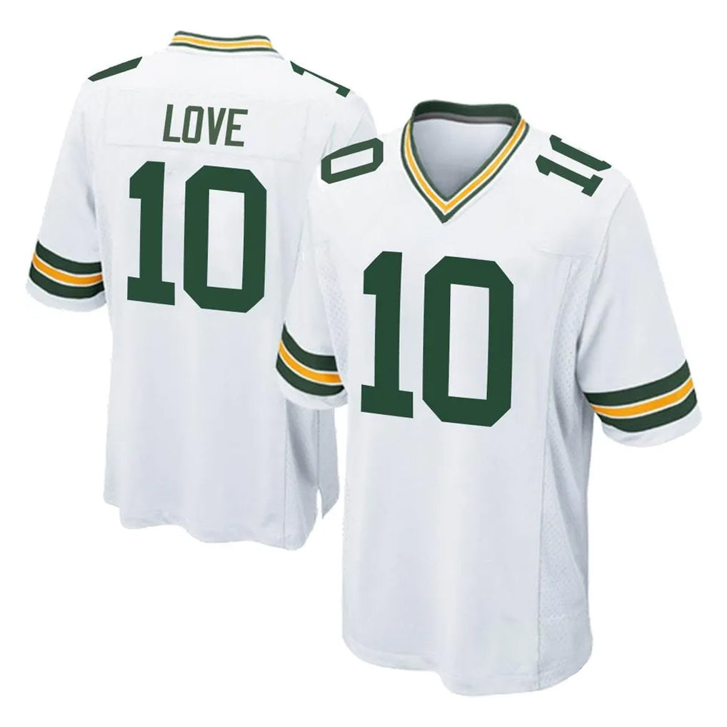 GB.Packers #10 Jordan Love Player White Home Game ROCER Stitched Jerseys
