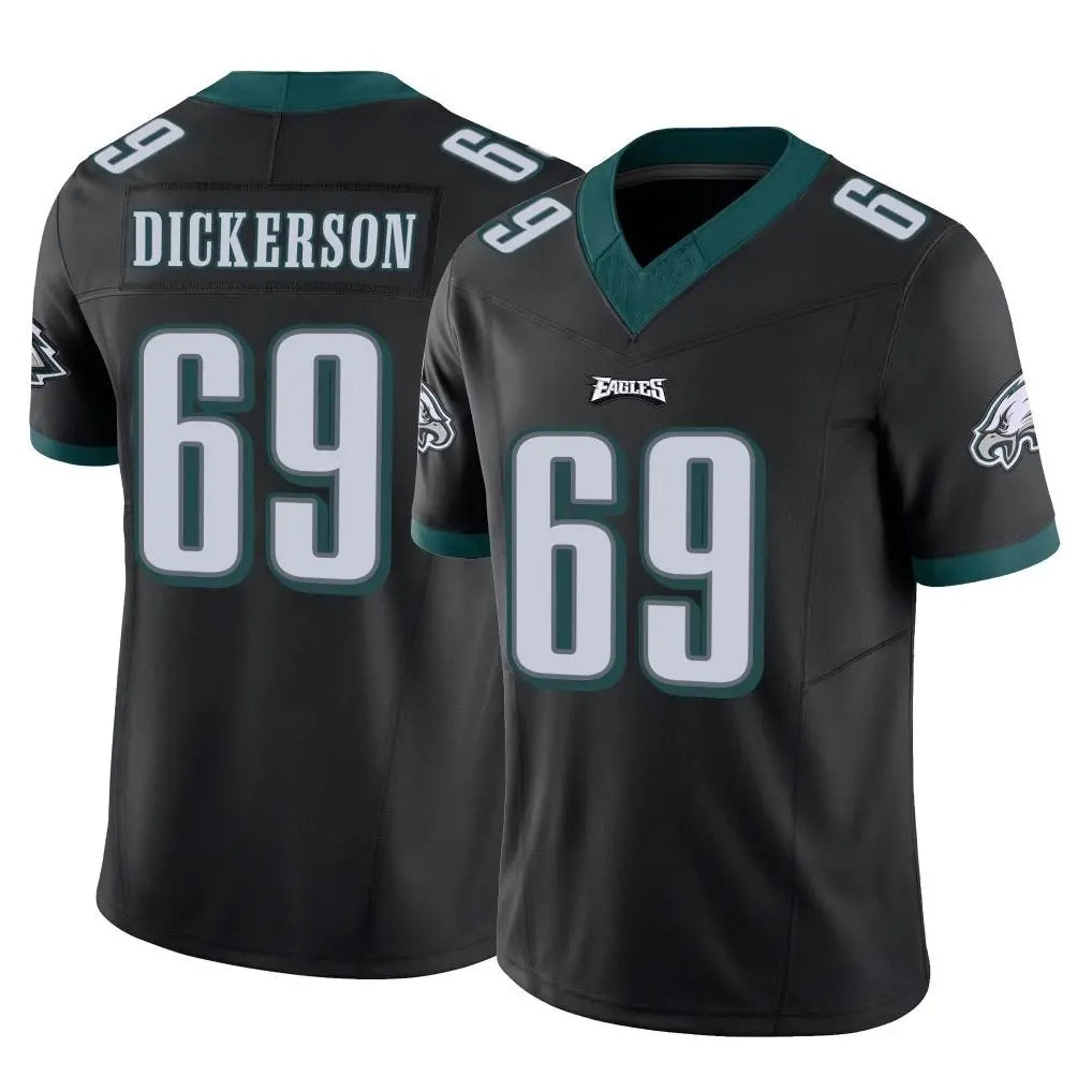 P.Eagles #69 Landon Dickerson Player Black Limited Vapor F.U.S.E. Home Game ROCER Stitched Jerseys