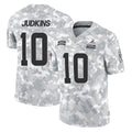 C.Browns #10 Quinshon Judkins Player Arctic Camo Salute to Service Limited Home Game ROCER Stitched Jerseys