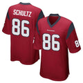 H.Texans #86 Dalton Schultz Player Red Home Game ROCER Stitched Jerseys