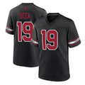 A.Cardinals #19 Carson Beck Player Black Alternate Game ROCER Stitched Jerseys