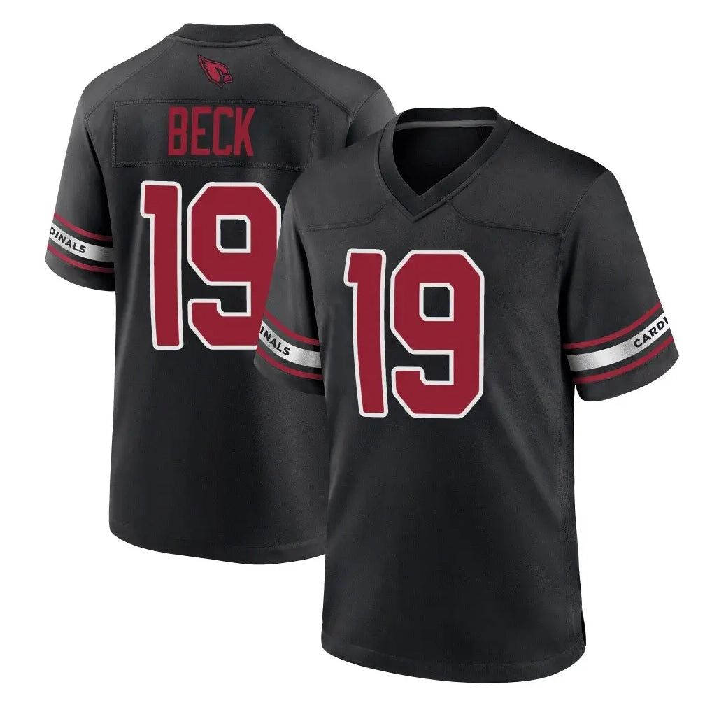 A.Cardinals #19 Carson Beck Player Black Alternate Game ROCER Stitched Jerseys