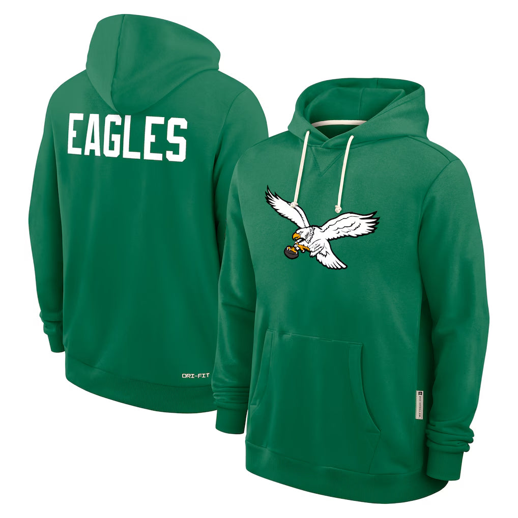 P.Eagles ## Eagles Blank Player Green Pullover Hoodies Home Game ROCER Stitched Jerseys