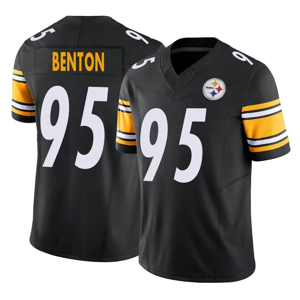 P.Steelers #95 Keeanu Benton Player Black Limited Vapor F.U.S.E. Home Game ROCER Stitched Jerseys