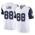 D.Cowboys #88 CeeDee Lamb Player White-Navy Limited Vapor F.U.S.E. Home Game ROCER Stitched Jerseys