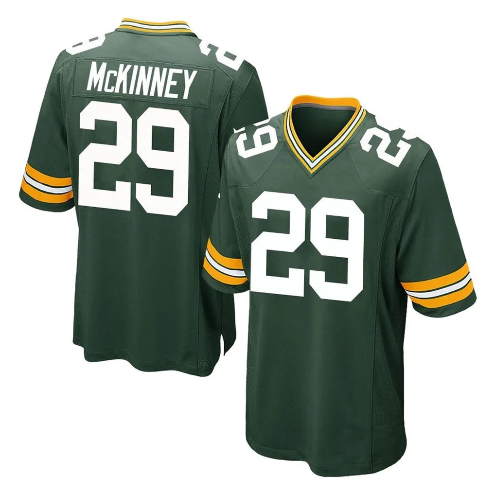 GB.Packers #29 Xavier McKinney Player Green Home Game ROCER Stitched Jerseys