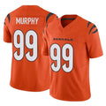 C.Bengals #99 Myles Murphy Player Orange Vapor F.U.S.E. Limited Home Game ROCER Stitched Jerseys