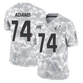 A.Cardinals #74 Isaiah Adams Player Camo Salute to Service Limited Home ROCER Stitched Jerseys