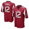 A.Falcons #12 Avieon Terrell Player Red Color Vapor Home Game ROCER Stitched Jerseys