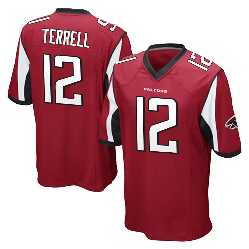 A.Falcons #12 Avieon Terrell Player Red Color Vapor Home Game ROCER Stitched Jerseys