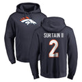 D.Broncos #2 Pat Surtain II Player Navy Pullover Hoodie Limited ROCER Stitched Jerseys