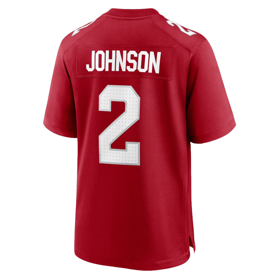 A.Cardinals #2 Will Johnson Player Cardinal Limited Home Game ROCER Stitched Jerseys