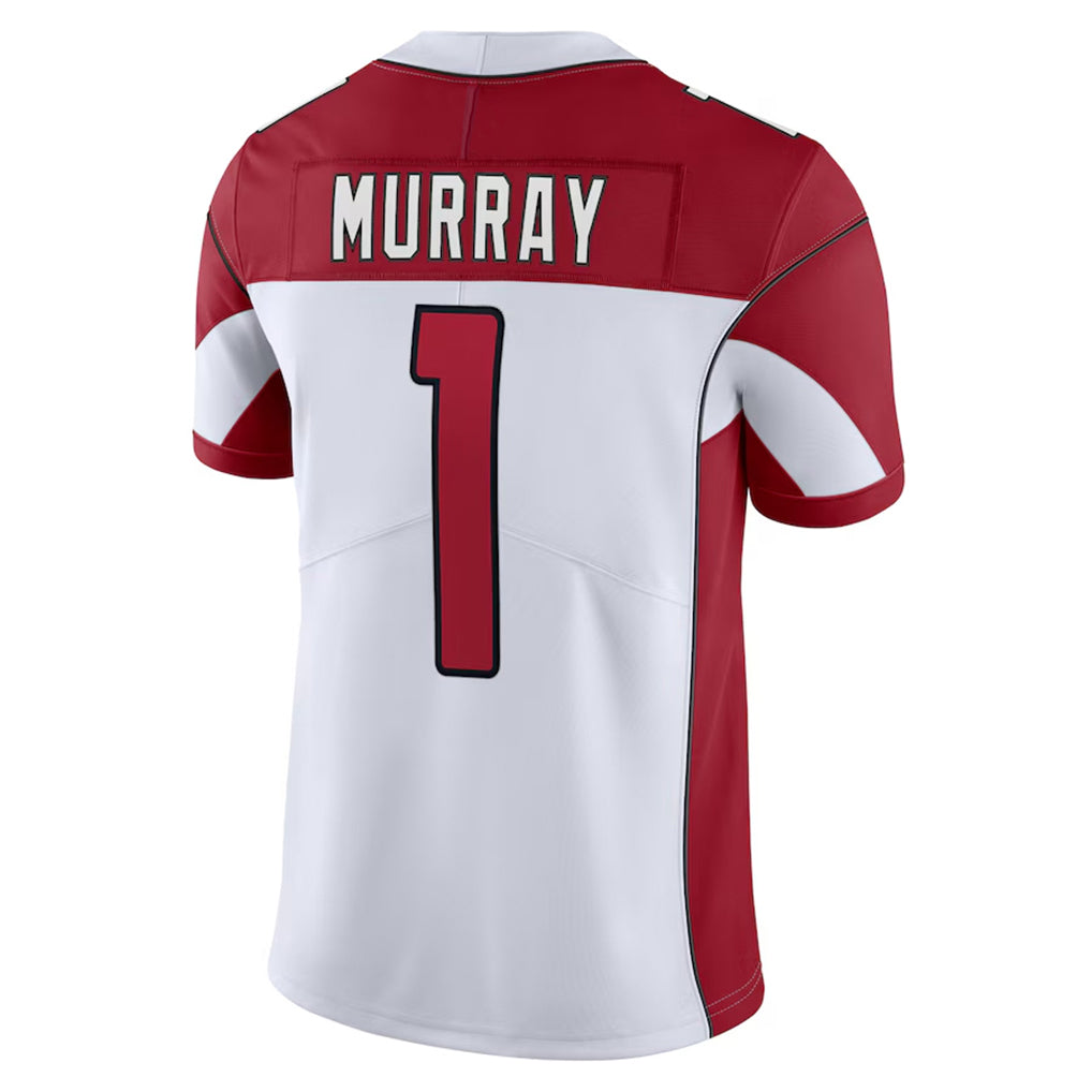 A.Cardinals #1 Kyler Murray Player White Vapor Limited Home Game ROCER Stitched Jerseys
