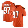 C.Bengals #97 Dexter Lawrence II Player Orange Vapor Untouchable Limited Home Game ROCER Stitched Jerseys