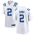 IN.Colts #2 Josh Downs Player White Home Game ROCER Stitched Jerseys