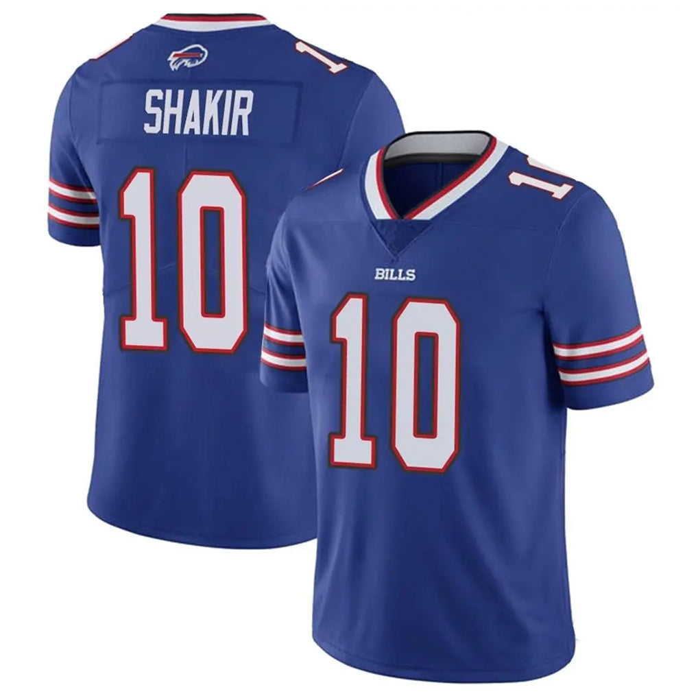 B.Bills #10 Khalil Shakir Player Royal Vapor Untouchable Limited ROCER Stitched Jerseys