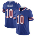 B.Bills #10 Khalil Shakir Player Royal Vapor Untouchable Limited ROCER Stitched Jerseys