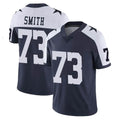 D.Cowboys #73 Tyler Smith Player Navy-White Limited Alternate Vapor Untouchable Home Game ROCER Stitched Jerseys