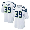 S.Seahawks #39 Ty Okada Player White Home Game ROCER Stitched Jerseys