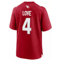 A.Cardinals #4 Jeremiyah Love Player Cardinal Limited Home Game ROCER Stitched Jerseys