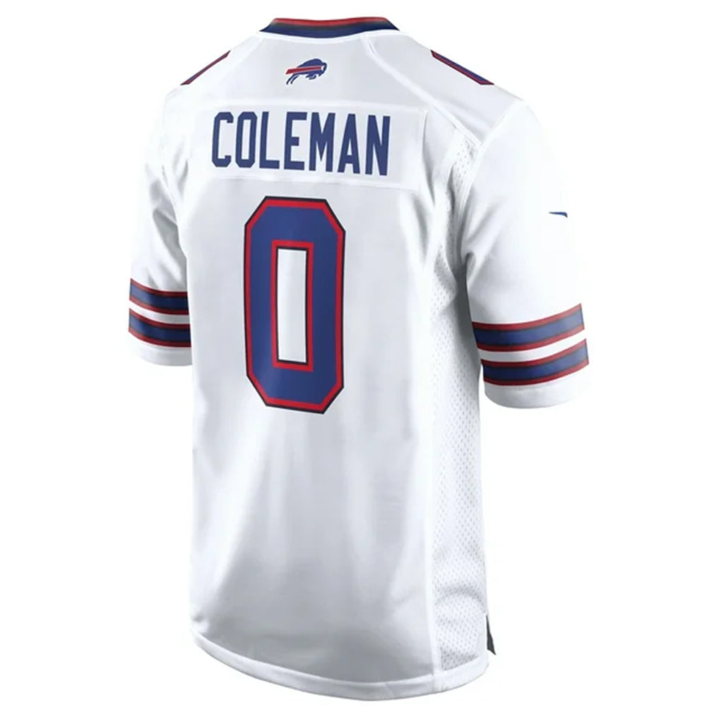 B.Bills #0 Keon Coleman Player White Home Game ROCER Stitched Jerseys
