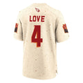 A.Cardinals #4 Jeremiyah Love Player Cream Rivalries Collection Game ROCER Stitched Jerseys